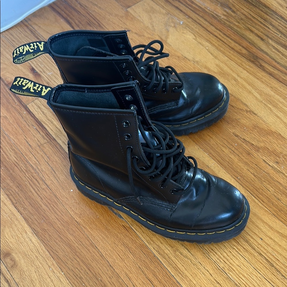 Dr. Martens Black Leather Boots